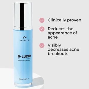 MAËLYS B-LUCID Targeted Body Acne Gel- 100 mL / 3.38 fl oz (New)